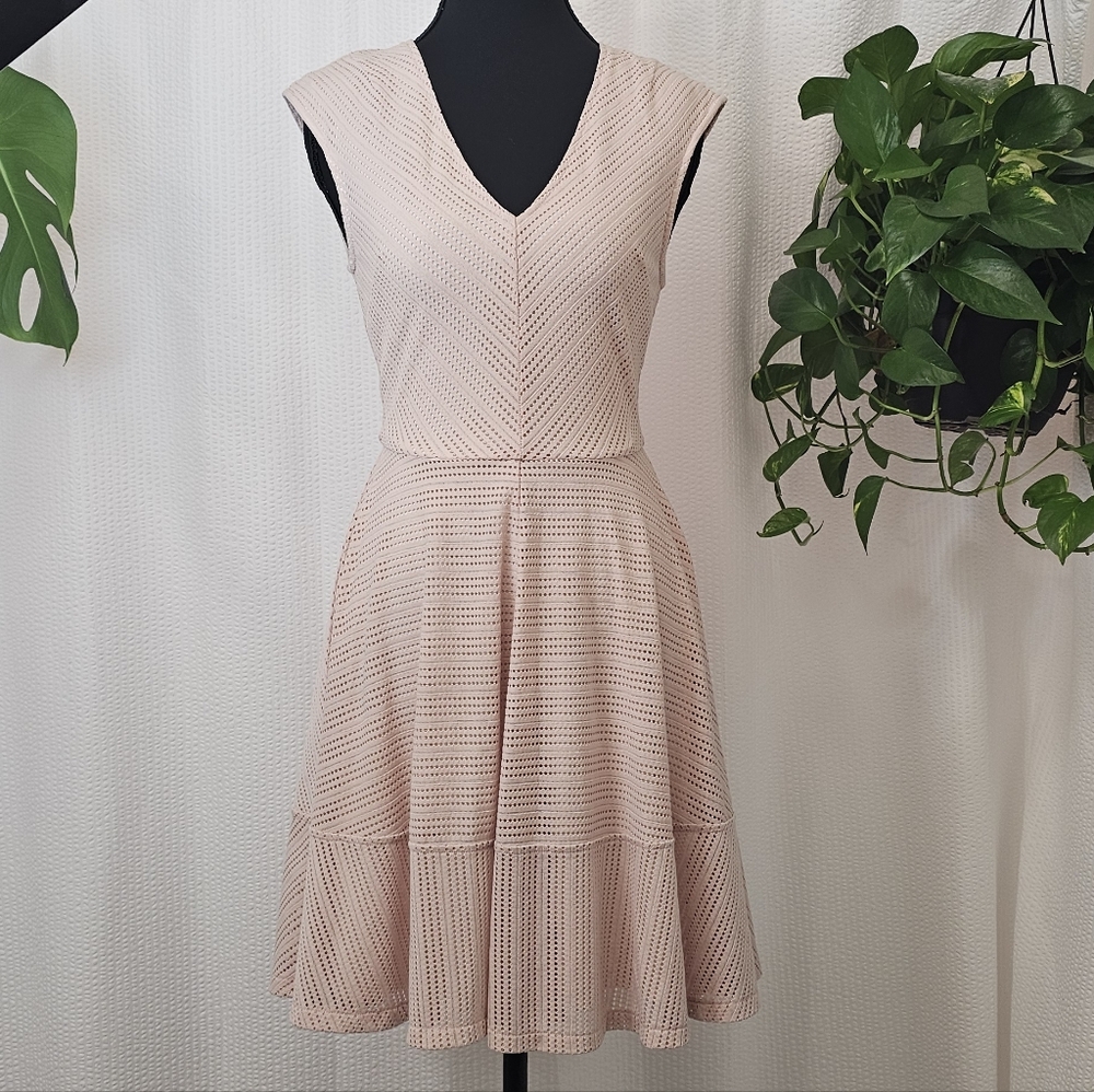 Bar III Elegant Pink Sleeveless Dress Size S